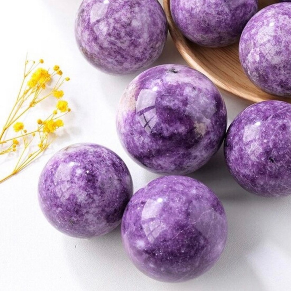 Lepidolite Spheres